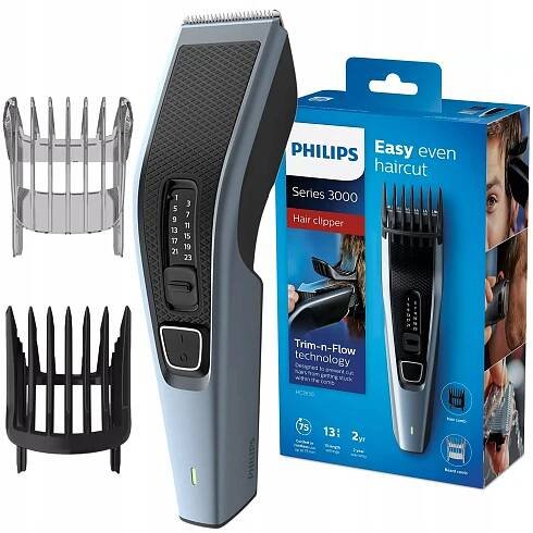 ZASTŘIHOVAČ VOUSŮ PHILIPS HC3530/15 SÉRIE 3000 BEZDRÁTOVÝ