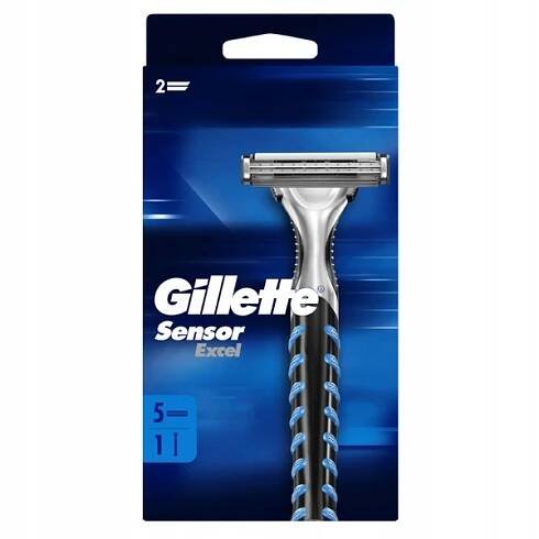 Gillette Sensor Excel strojek + 5 náplní