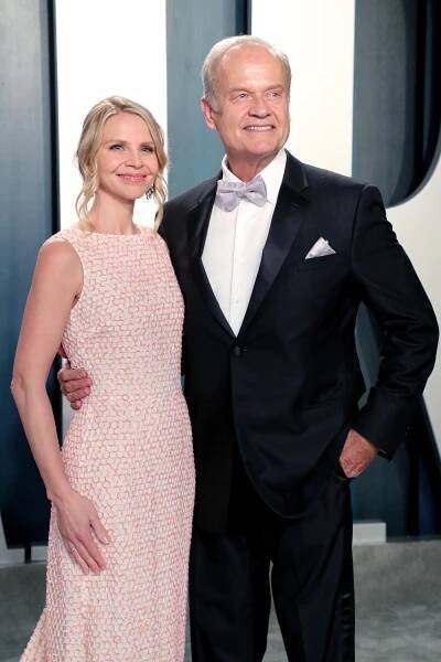 Kayte Walsh and Kelsey Grammer (Photo by Chelsea Lauren/WWD/Penske Media via Getty Images)