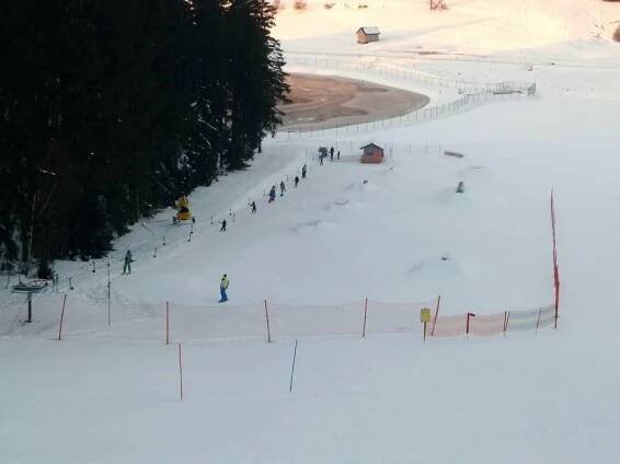 Schöneck Lyžařské středisko - Mapa sjezdovek Skiwelt Schöneck
