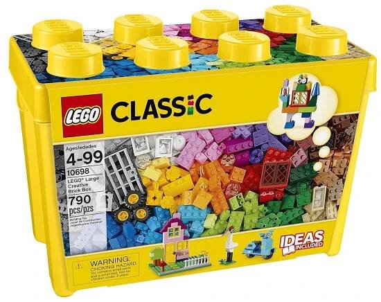 Amazon LEGO Classic Large Creative Brick Box 10698 Building Toy Set for Kids