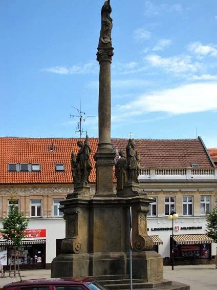 Fotografie - Poděbrady_Mariánský (morový) sloup_Jiřího náměstí - 22.07.2017
