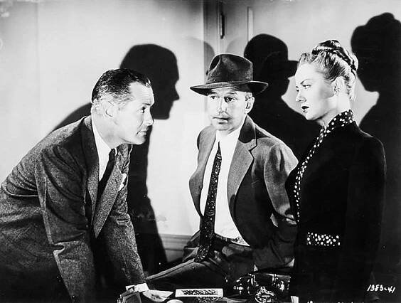 Dáma v jezeře - Z filmu - Robert Montgomery, Lloyd Nolan, Audrey Totter
