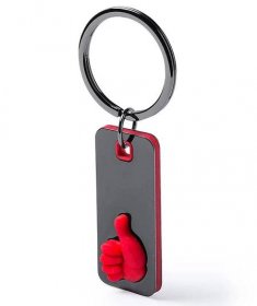 Hokey přívěšek na klíče  - červená - foto