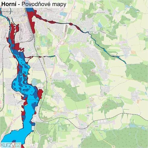 Horní - mapy | Kurzy.cz