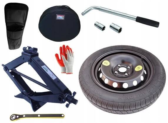 nové DOJEZDOVÉ KOLO 125/80 R15 OPEL CORSA E + SET (obal)
