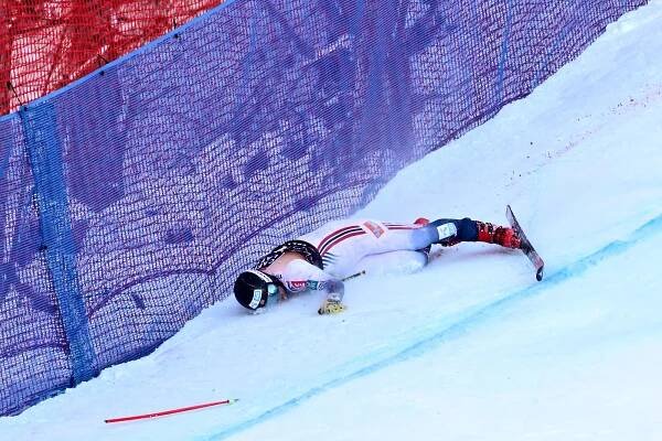 ‘Then I looked down at my leg’: Norwegian skier Aleksander Aamodt Kilde recalls horror crash that resulted in emergency surgery