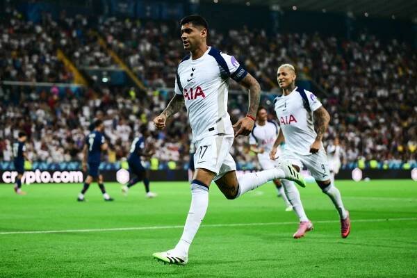 Spurs were cruising when their new captain made it 2-0 and PSG barely threatened