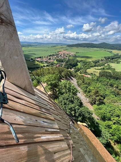 Reference Hrad Točník - Výškové práce Arbovert
