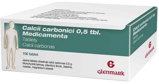 CALCII CARBONICI MEDICAMENTA 0.5 g 100 tablet