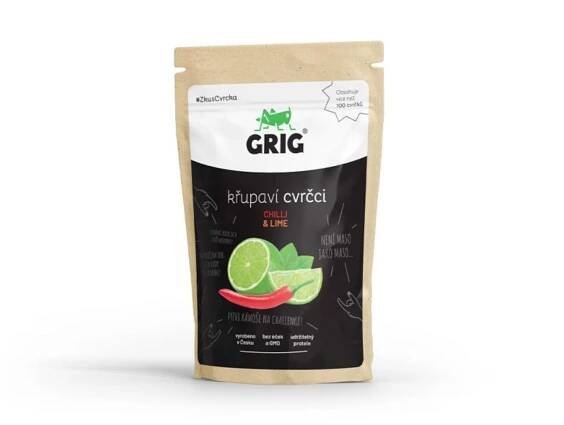 Grig Sušení Cvrčci Chilli and Lime 20 g od 99 Kč - Heureka.cz