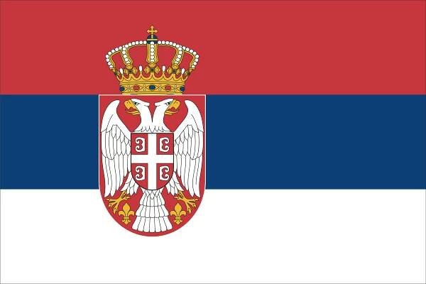 Státní vlajka Srbska – volné dílo