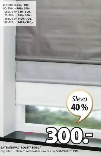 JYSK ZATEMŇOVACÍ ROLETA BOLGA nabídka
