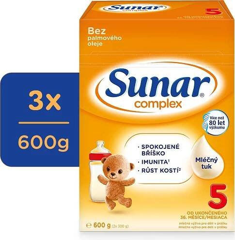 3x SUNAR Complex 5, 600 g