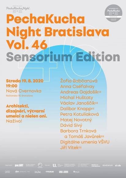 PechaKucha Night Bratislava Vol. 46 Sensorium Edition – Pecha Kucha Nights Bratislava