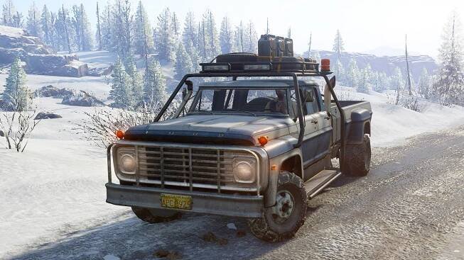 SnowRunner - New DLC Vehicle Ford F750 Exploring New Map Lake Kovd