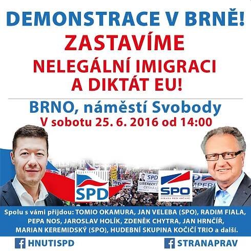 SPD a SPO: Zastavíme nelegální imigraci a diktát EU | ParlamentniListy.cz – politika ze všech stran 