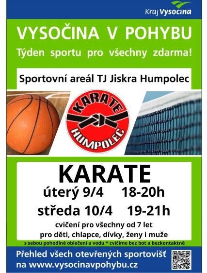 Karate Humpolec – 2. stránka – Vítejte na stránkách oddílu karate TJ Jiskra Humpolec
