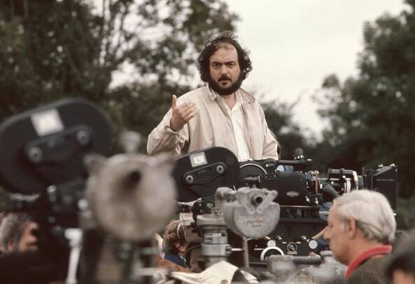 Stanley Kubrick director on the set of the 1975 movie 'Barry Lyndon'. 