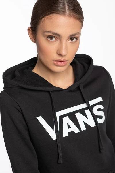VANS dámská černá mikina CLASSIC FLYING V HOODIE | sixty.cz