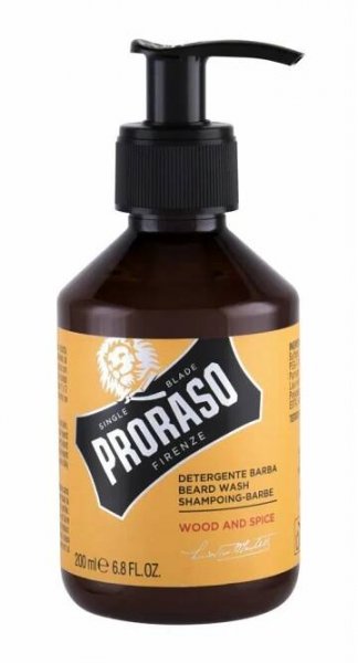 PRORASO Wood & Spice Šampon Beard Wash 200 ml pro muže - - Megaknihy.cz