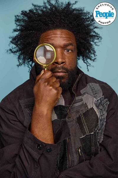 Questlove poses for a portrait at the 2024 Rock & Roll Hall Of Fame Induction Ceremony streaming on Disney+ at Rocket Mortgage Fieldhouse