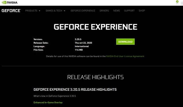 Fix GeForce Experience Not Working Problem in Windows