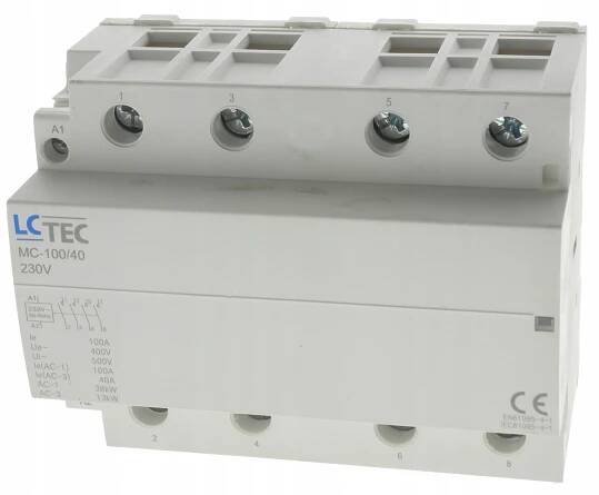 LC modulární stykač 4P 6M 100A 230V AC 4NO
