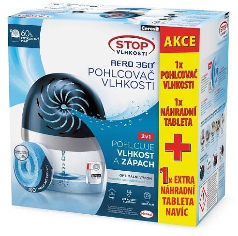 Ceresit Stop vlhkosti AERO modrý + 2 tablety