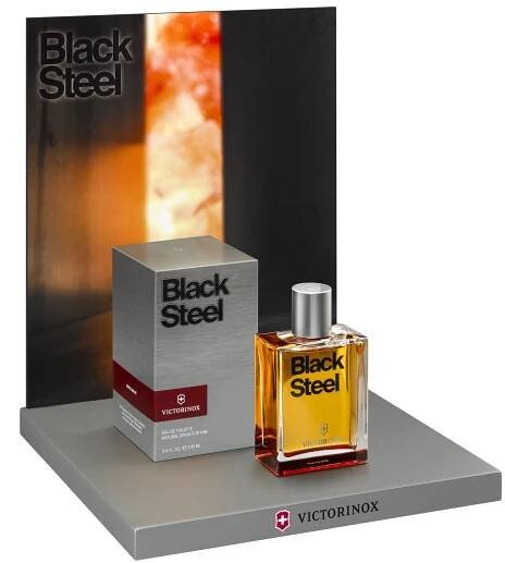Pánská toaletní voda Victorinox Black Steel 100ml V0000899 | Victorinox