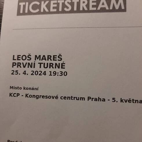 VSTUPENKA na koncert LEOŠ MAREŠ v Praze - Zábava