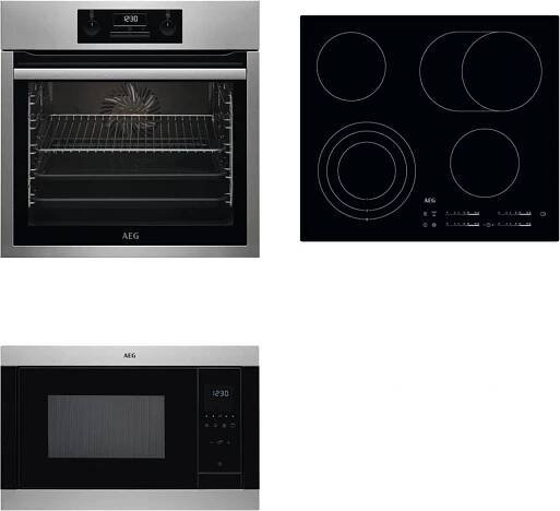 Set AEG BCS331150M + HK654070IB + MSB2547D-M