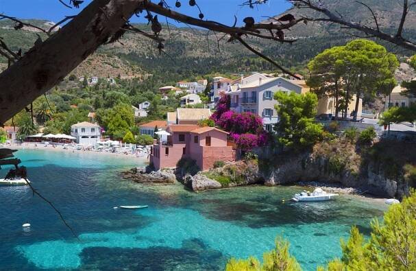 Ostrov Kefalonia v Řecku. — Stock obrázek