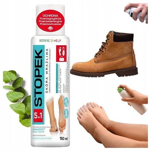 Deodorant na sportovní boty Odsávačka na boty Spray 5v1