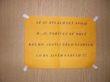 Galerie nápisů na veřejných, pracovních a kolejních WC | G.cz