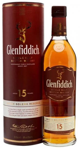 Glenfiddich Whisky 15y 40% 0,7 l (tuba)