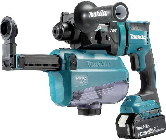 Makita DHR182RTWJ SDS plus-aku kombinované kladivo 18 V 5 Ah vč. nabíječky : Půhy.cz