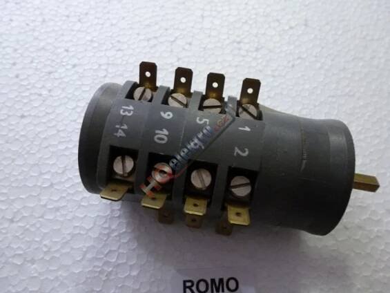 PŘEPÍNAČ PROGRAMU ROMO - spínače a hladinové spínače - Pračky - Náhradní díly - HQ elektro