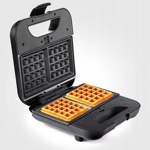 SENDVIČOVAČ TOUSTOVAČ SANDWICH GRILL VAFLOVAČ 3V1 VELKÝ VÝKONNÝ 1200 Desky jsou součástí balení na wafle na gril na sendviče na panini