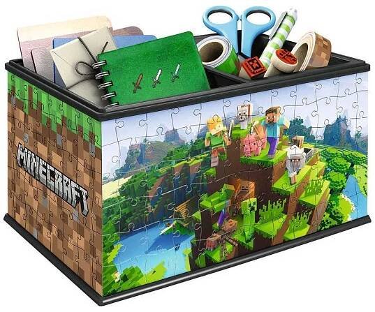 RAVENSBURGER 3D puzzle úložný box: Minecraft 216 dílků