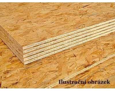 OSB deska OSB-3 | 8 mm | Rovná hrana Rozměr: 1250 * 2500