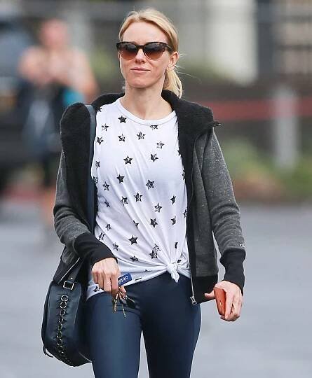 Exclusive... Naomi Watts Gets Her Workout In