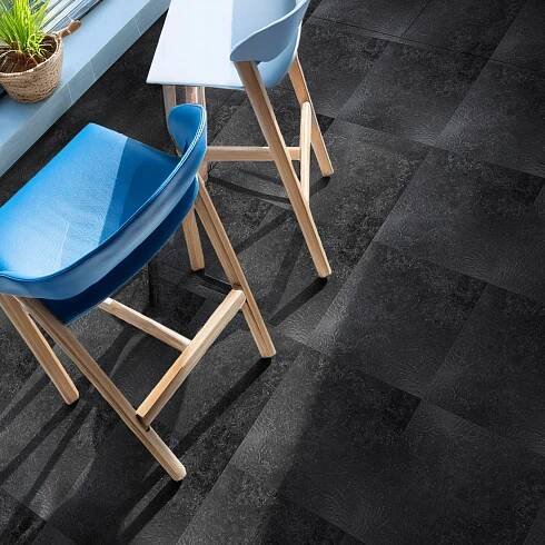 Samolepící dlaždice z PVC Vzor Beton Tmavý Mat Renovace DIY 1 m² EAN (GTIN) 5905766024589