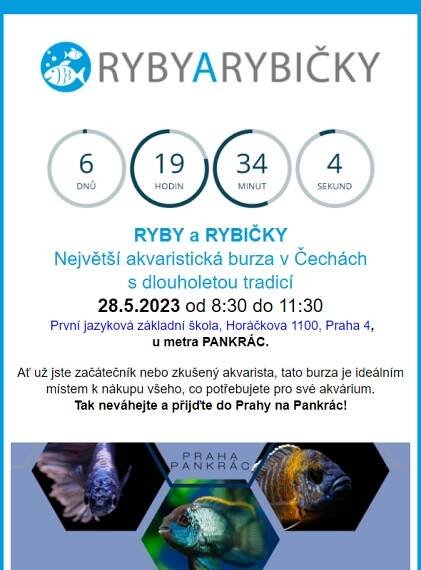 _  Akvaristická burza  Praha/Pankrác  - 28.5.2023