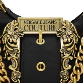 Black 899 - VERSACE JEANS COUTURE - Buckled Hobo Bag