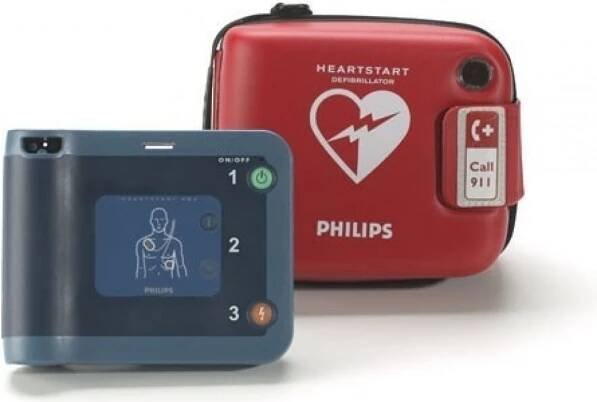 Philips AED HeartStart FRx AED defibrilátor S BRAŠNOU