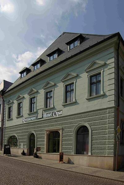 Hotel Opat v Kutné Hoře.