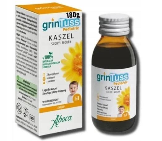 Grintuss Pediatric med sirup 180 ml doplněk stravy Aboca kašel pro dítě