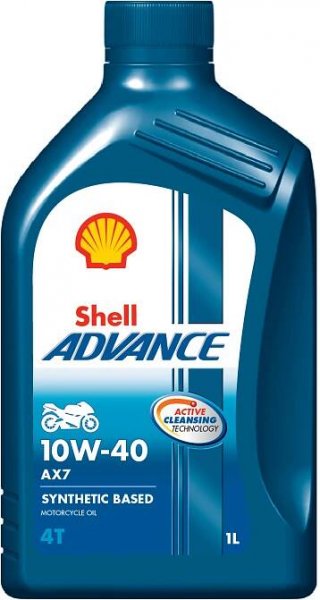 SHELL ADVANCE 4T AX7 10W-40 1LT