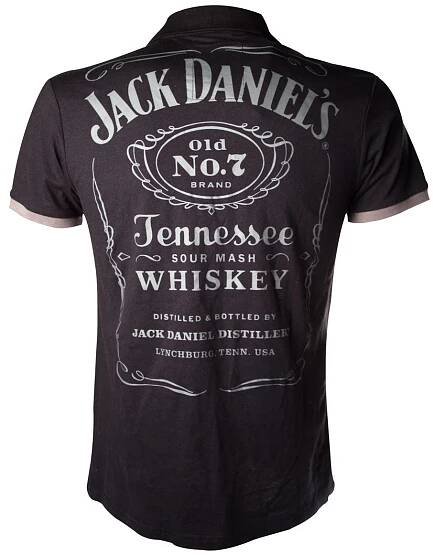 Tričko Jack Daniel's - Grey Patch with logo | Tipy na originální dárky | Posters.cz 
